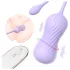 Sex HD Twist Egg - värisevä muna - työntävä toiminto - violetti