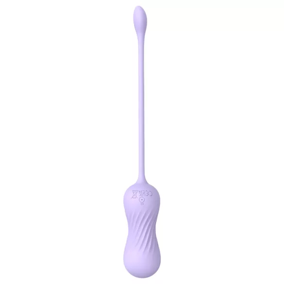 Sex HD Twist Egg - värisevä muna - työntävä toiminto - violetti