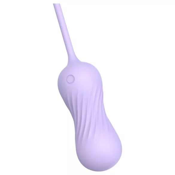 Sex HD Twist Egg - värisevä muna - työntävä toiminto - violetti