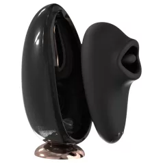   Sex HD Mirror - suuseksivibraattori lämmitystoiminnolla - musta