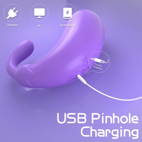 Sex HD - munavibraattori munakoison muotoinen - violetti