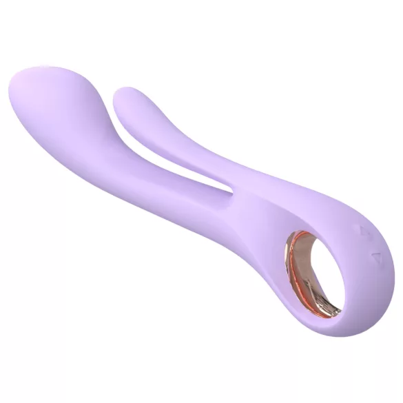 Sex HD Kaethe - klitoriskiihottimella varustettu vibraattori - violetti