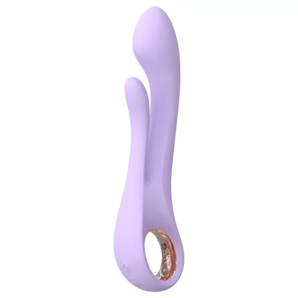 Sex HD Kaethe - klitoriskiihottimella varustettu vibraattori - violetti