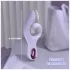 Sex HD - klitoristimulaattorilla varustettu G-pistevibraattori (violetti)