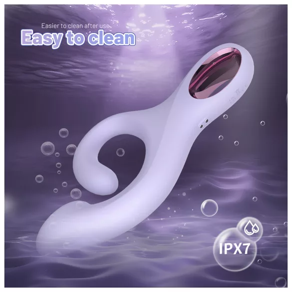 Sex HD - klitoristimulaattorilla varustettu G-pistevibraattori (violetti)