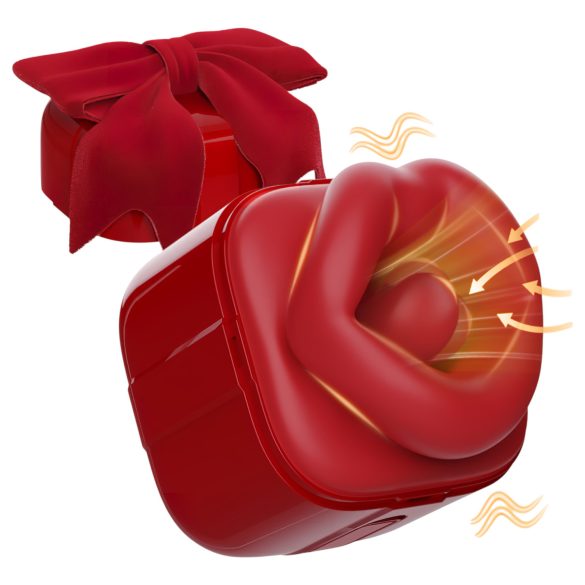 SEX HD Lovely Kiss - suihinimu vibraattori - punainen