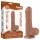 Lovetoy Sliding-Skin - realistinen pallillinen dildo - 18,3 cm - iho