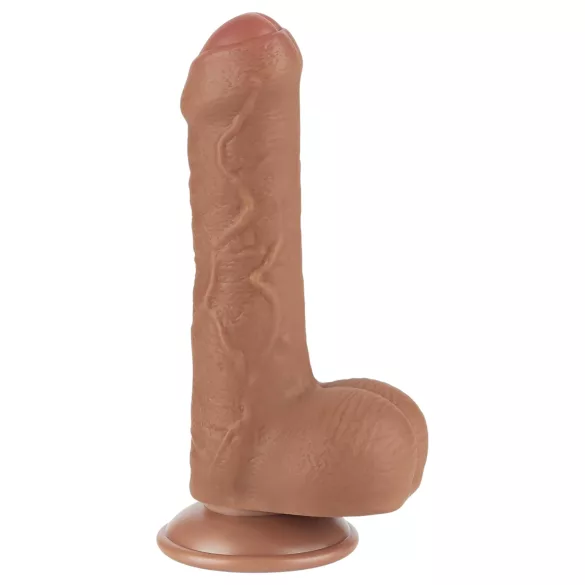 Lovetoy Sliding-Skin - realistinen pallillinen dildo - 18,3 cm - iho