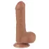 Lovetoy Sliding-Skin - realistinen pallillinen dildo - 18,3 cm - iho