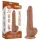 Lovetoy Sliding-Skin - kaksikerroksinen kivellinen dildo - 19,5 cm