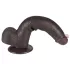 Lovetoy - realistinen kaksikerrosdildo imukupilla - 20,8 cm - ruskea