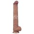 Lovetoy - kaksikerroksinen XXL dildo - 36,5 cm - (nude)