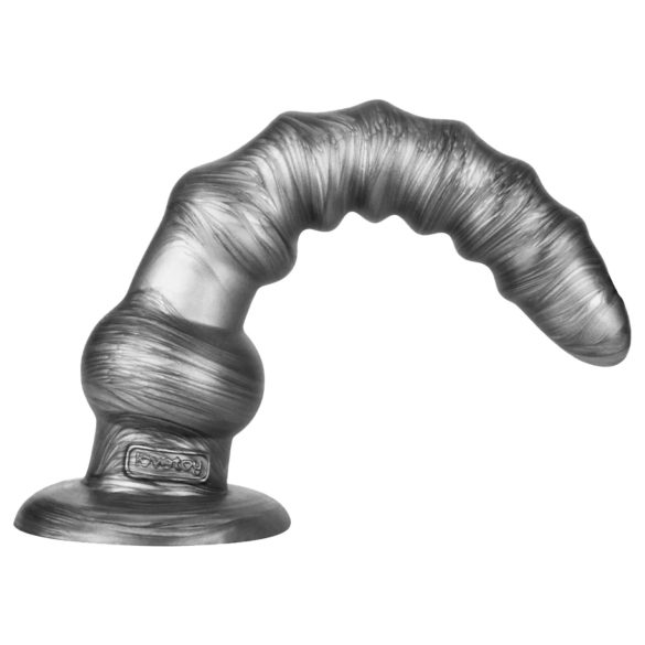 Lovetoy King Sized - suuri vibraattori - 32 cm - harmaa