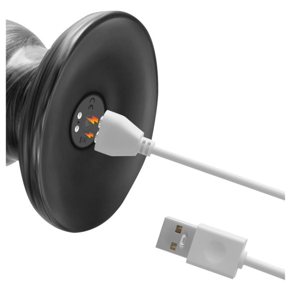 Lovetoy King Sized - suuri vibraattori - 32 cm - harmaa