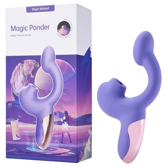 Magic Motion Magic Ponder - 2-in-1 klitoriskiihotin ja vibraattori - lila