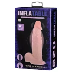   Baile Inflatable - täytettävä aidonnäköinen vibraattori (nude)