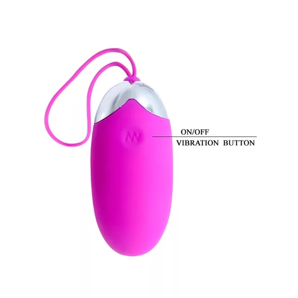 Pretty Love Berger - vibraattorimuna kaukosäätimellä ladattava pinkki