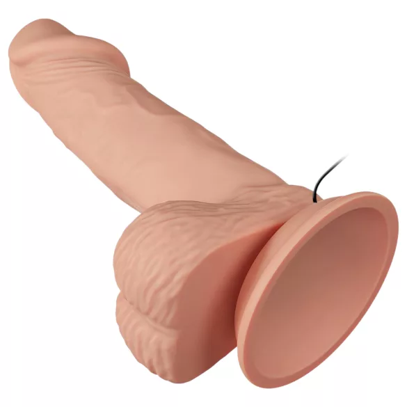 Baile Zebulon - realistinen dildo kivillä vibraattori - 19cm nude
