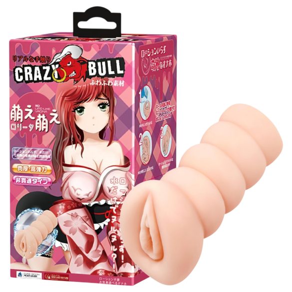 Crazy Bull - vagina mastubaattori - luonnollinen väri