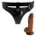 Pretty Love - strap-on valjaat - mukana dildo 17 cm - musta