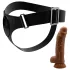 Pretty Love - strap-on valjaat - mukana dildo 17 cm - musta