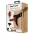 Pretty Love - strap-on valjaat - mukana dildo 17 cm - musta
