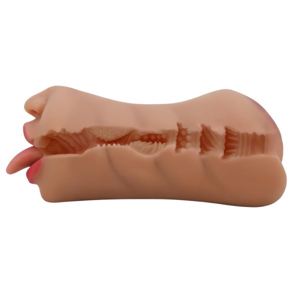 Crazy Bull - suu- ja vagina mastubaattori - luonnollinen