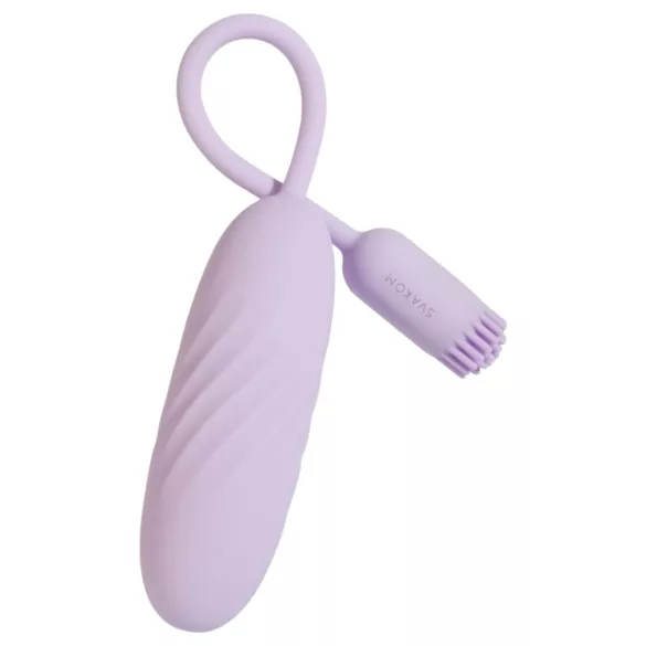 Svakom Plume - 2-in-1 värisevä muna (violetti)
