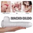 Sex HD Martin - realistinen dildo imukupilla ja kiveksillä - valkoinen
