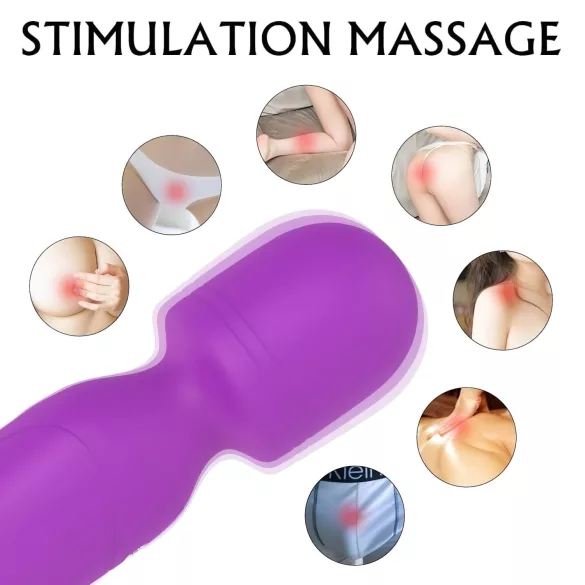 Sex HD Iris - hierova vibraattori kaksimoottorinen lämmittävä - violetti