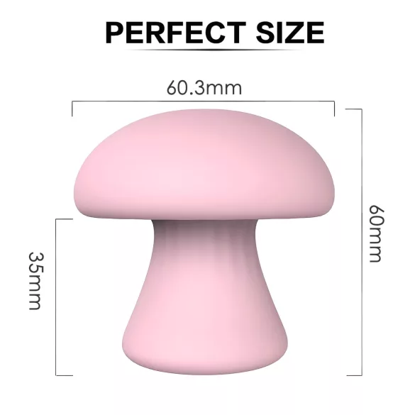 Magic Mushroom - ladattava kasvohierontalaite (pinkki)