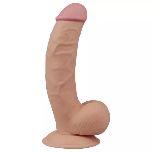 Lovetoy Ultra Soft - realistinen dildo - taipuisa - 21,5 cm - nude