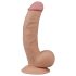 Lovetoy Ultra Soft – taipuisa, aidontuntuinen dildo – 21,5 cm (luonnollinen)