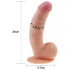 Lovetoy Ultra Soft - realistinen dildo - taipuisa - 21,5 cm - nude