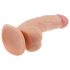 Lovetoy Ultra Soft – taipuisa, aidontuntuinen dildo – 21,5 cm (luonnollinen)