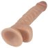Lovetoy Real Extreme - dildot imukupilla - 21 cm - iho