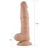 Lovetoy Real Extreme - dildot imukupilla - 21 cm - iho