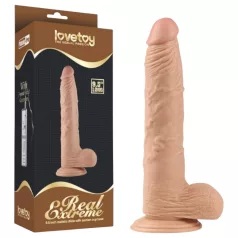 Lovetoy Real Extreme - imukupillinen dildo - 24 cm