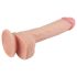 Lovetoy Nature Cock - realistinen dildo imukupilla - 21 cm - beige