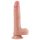 Luonnollinen Kaksikerroksinen Dildo 20cm - Ihonvärinen