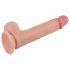 Luonnollinen Kaksikerroksinen Dildo 20cm - Ihonvärinen