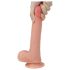 Luonnollinen Kaksikerroksinen Dildo 20cm - Ihonvärinen