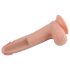 Luonnollinen Kaksikerroksinen Dildo 20cm - Ihonvärinen