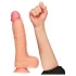 Lovetoy Nature Cock - realistinen kaksikerroksinen dildo - 25 cm - natural