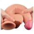 Lovetoy Nature Cock - realistinen kaksikerroksinen dildo - 25 cm - natural
