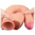 Lovetoy Nature Cock - realistinen kaksikerrosdildo - 28 cm - iho