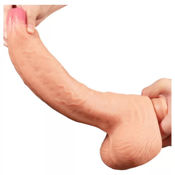 Lovetoy Nature Cock - realistinen kaksikerrosdildo - 28 cm - iho