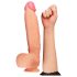 Lovetoy Natural - Aidon tuntuinen dildo 30cm (luonnonväri)