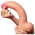 Lovetoy Natural - Aidon tuntuinen dildo 30cm (luonnonväri)