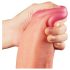 Lovetoy Natural - Aidon tuntuinen dildo 30cm (luonnonväri)
